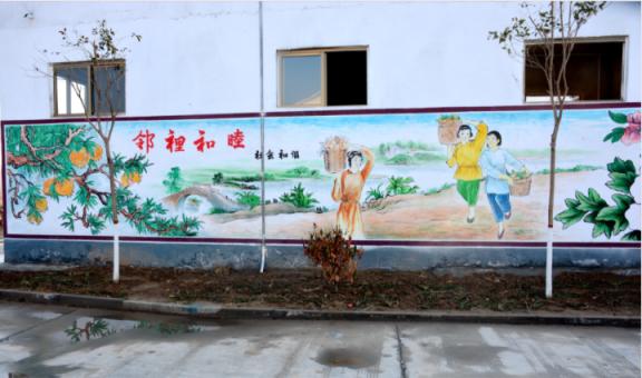 泗县乡镇文化墙 乡风文明焕发新活力