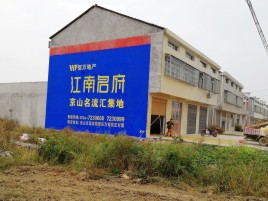 泗县农村墙体广告在不同形式上面展现的不同特色